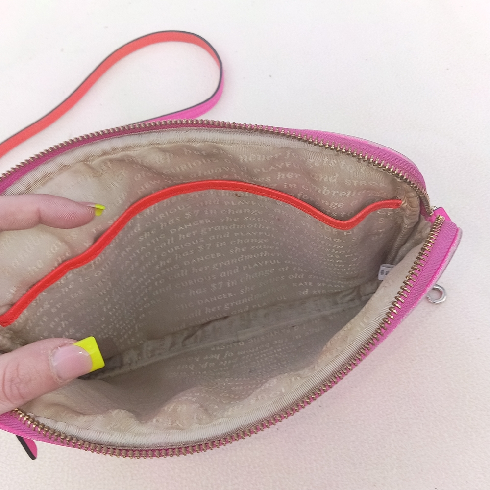 kate spade New York Hot Pink Crossbody Pouch - Picture 3 of 6